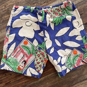Vintage JAMS WORLD Surf 80s Short Shorts Kids Sz M RARE